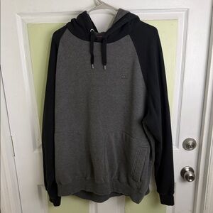 STARTER Two-Tone Gray and Black Hoodie